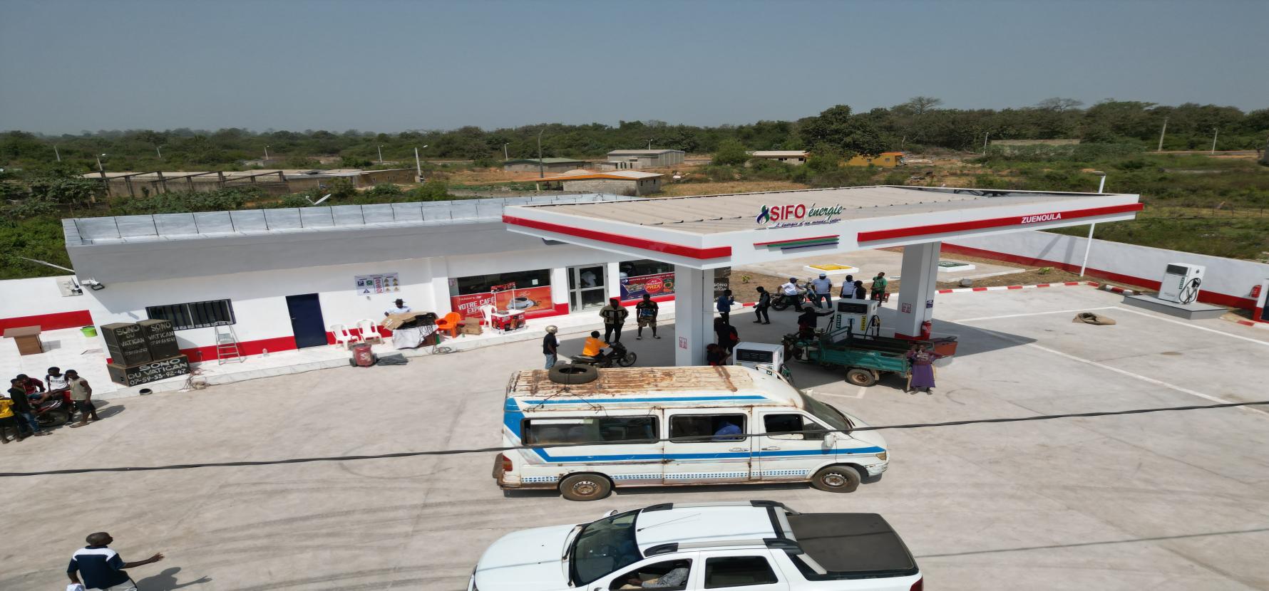 Camion-citerne de distribution